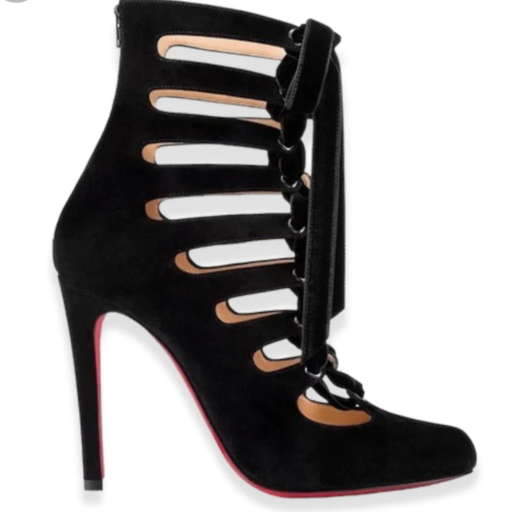 Christian Louboutin Shoes, Black Ankle Boot